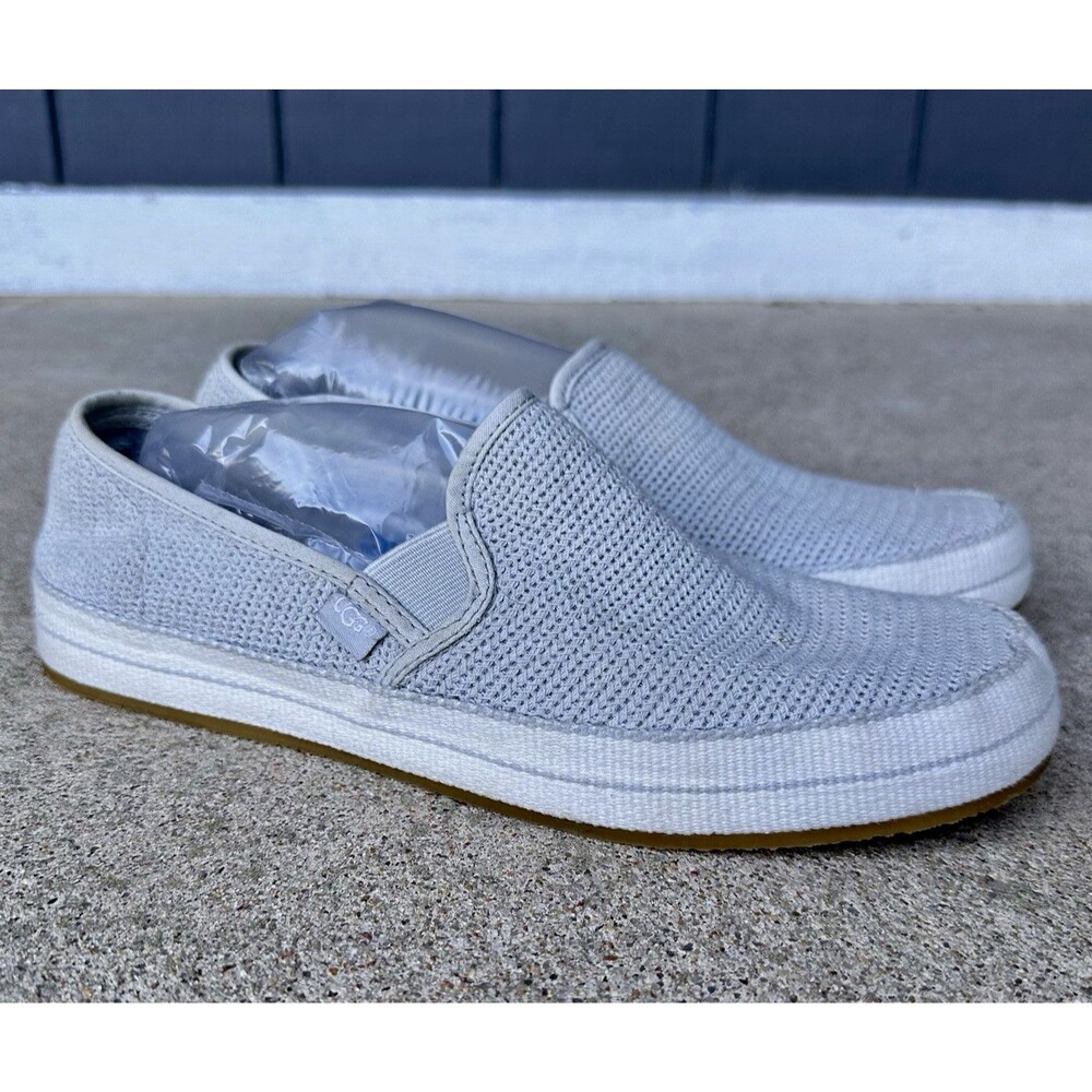UGG Women’s Sammy Mesh Knit Slip On Sneakers Gray Size 9 Casual Comfort